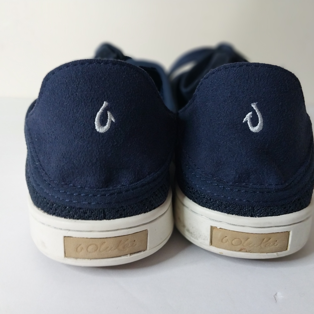 OluKai Dark Blue Size 8w Women's Sneakers Made in Vietnam - Picture 7 of 12
